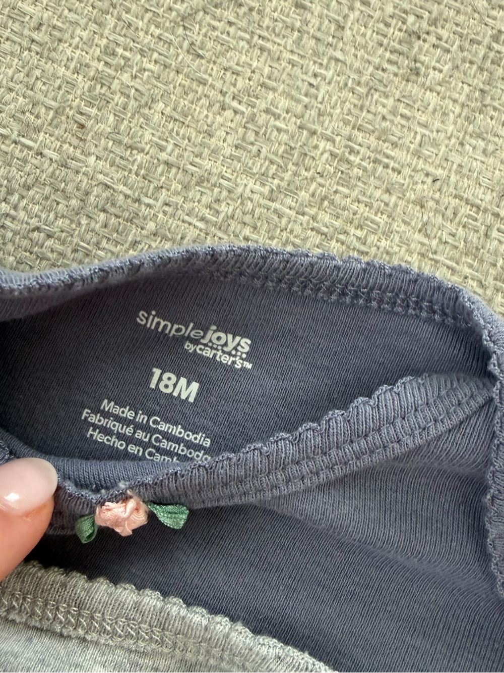 Set of One-Piece Bodysuits, Cotton, 18 months - Picture 6 of 6